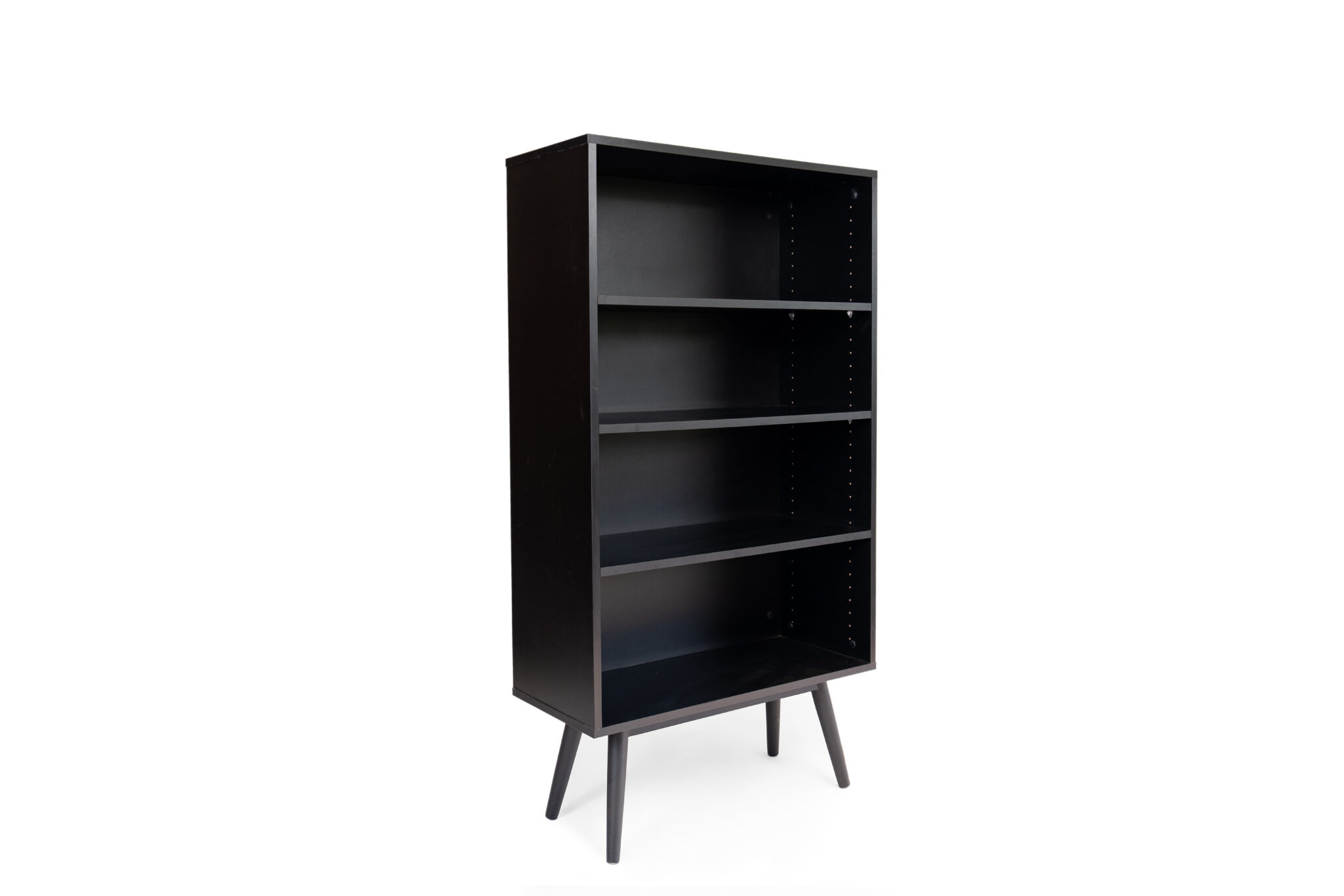 Black 4 shelf Bookshelf – Also Available in White