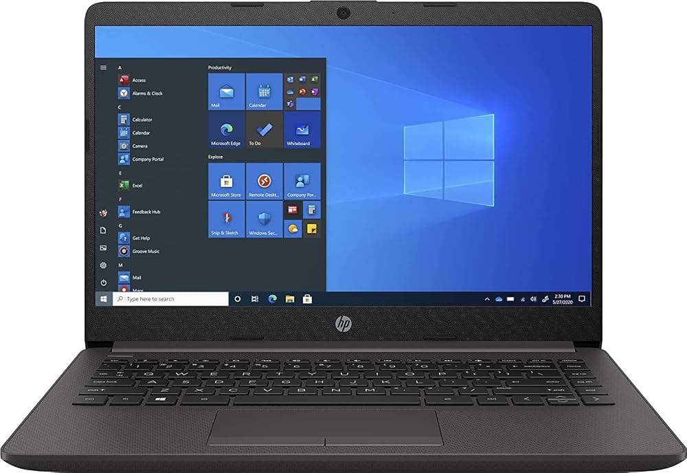 HP 245 G8 amd processor 3050U 8th gen 8GB RAM 256 GB SSD Radeon Graphics 2gb dedicated  14 Inch Screen Size Refurbished Laptop With Windows 11Pro and Microsoft Office Installed Computer Notebook
