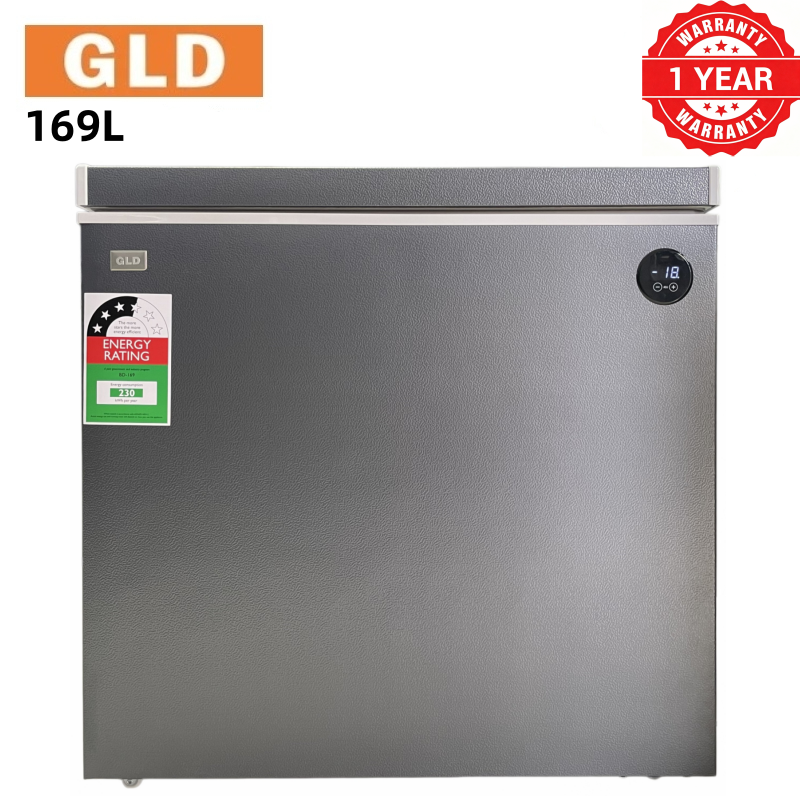 GLD 169L Smart Chest Freezer | Built-In Voltage & Power Protection | Touch Temperature Control | No Extra Fridge Guard Needed | Fast Cooling & Energy Saving