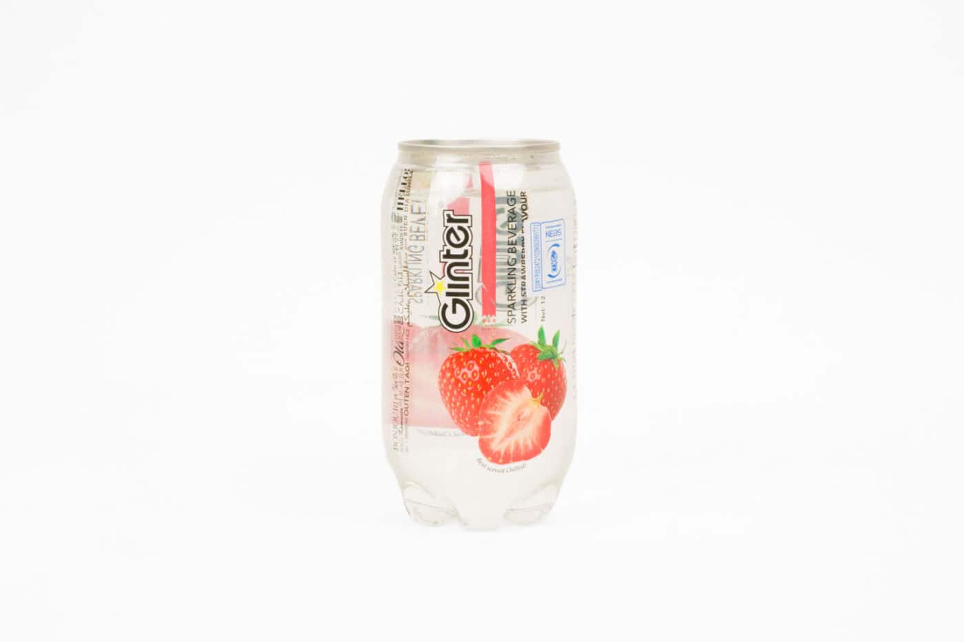Glinter Strawberry Sparkling Water – 350ml