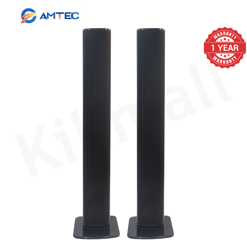 Amtec AM-01 2.1CH Soundbar Home Theater System With 5.25" Extra Bass Subwoofer,3D Sound, Bluetooth, FM, USB/SD, Woofer Speaker System With 45W RMS 20000W PMPO