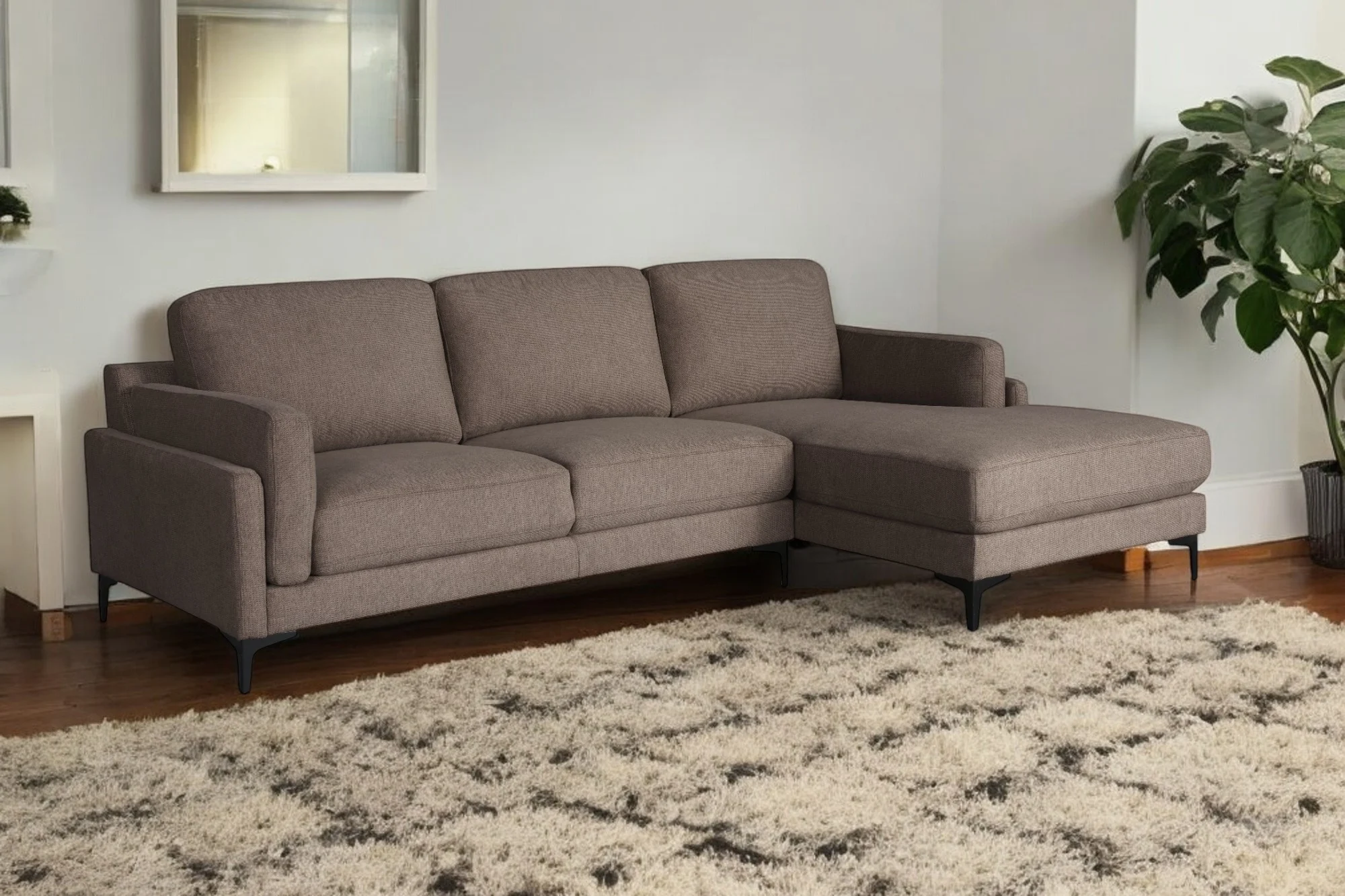 Logan L-Shaped Sofa – Left Side Arm Chaise