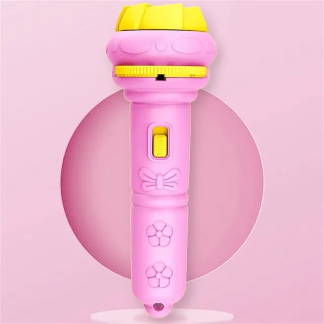 Cartoon Projection Flashlight 56 Patterns Creative Children Flashlight Toy Projector Baby Toys Bedtime Story Book Toy