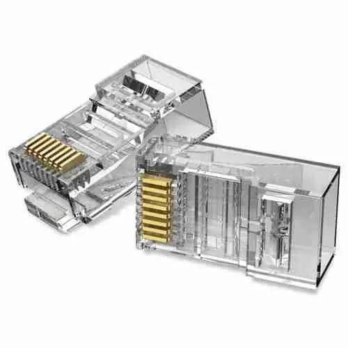 Vention Cat.6 UTP RJ45 Modular Plug Transparent 100 Pack - Dukatech