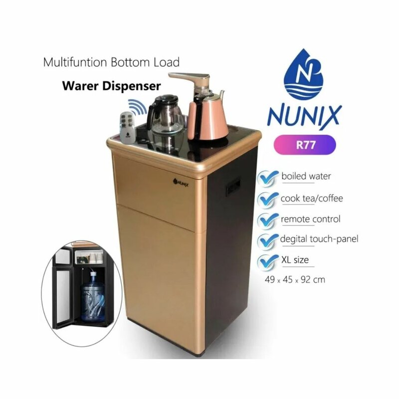 Nunix Bottom Load Hot And Normal Remote Controlled Water Dispenser R77