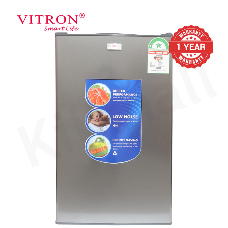 Vitron 95L Fridge Single Door Refrigerator VDR90SS/VDR90SG Energy Saving Fridge Low Noise with 1 Year Warranty