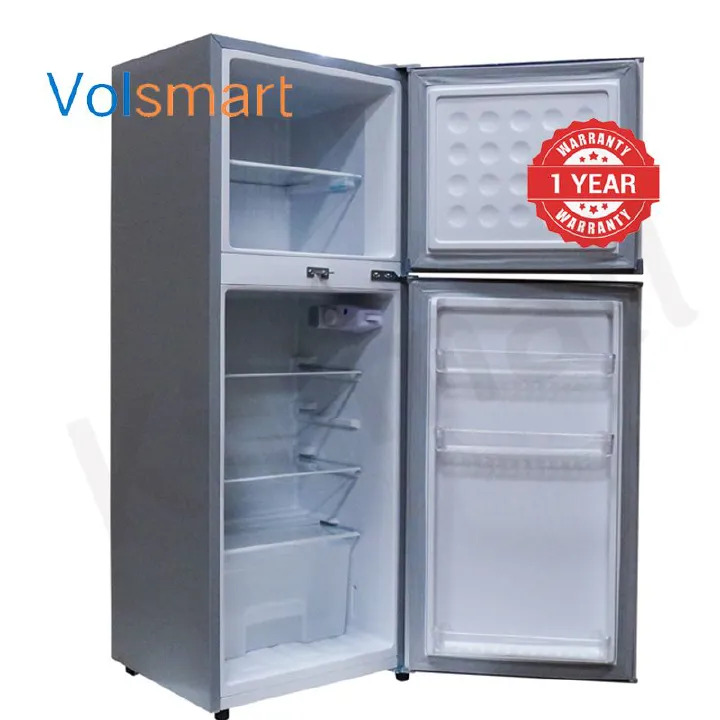 Volsmart 138L Double Door Refrigerator (VL-BCD138) -Energy Saving, Direct Cool+1YR WRTY