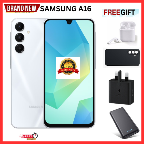 ANNIVERSARY SALES OFFERS🔥🔥🔥  BRAND NEW SAMSUNG GALAXY A16, 6.7'' HD+, 4GB RAM + 128GB ROM, DUAL SIM, 50MP, 5000mAh  SMARTPHONES ,COMES WITH FREE GIFTS