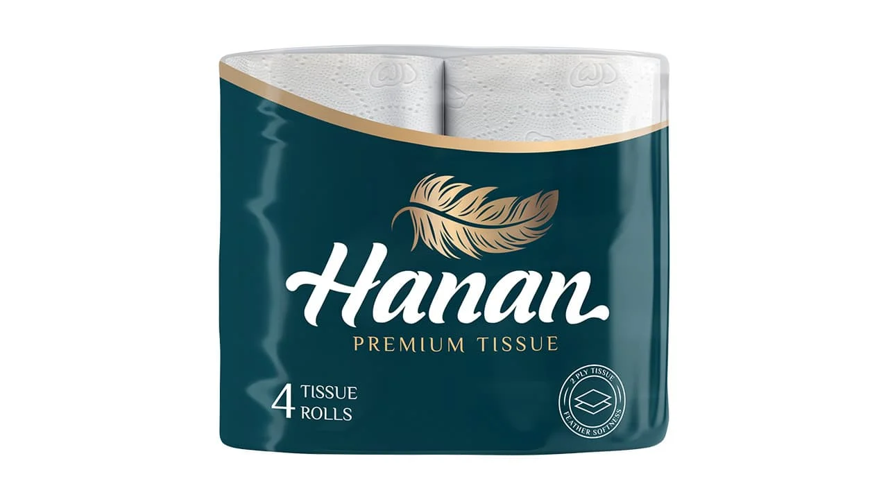 Hanan Toilet Paper 2 Ply Rolls – Twin Pack