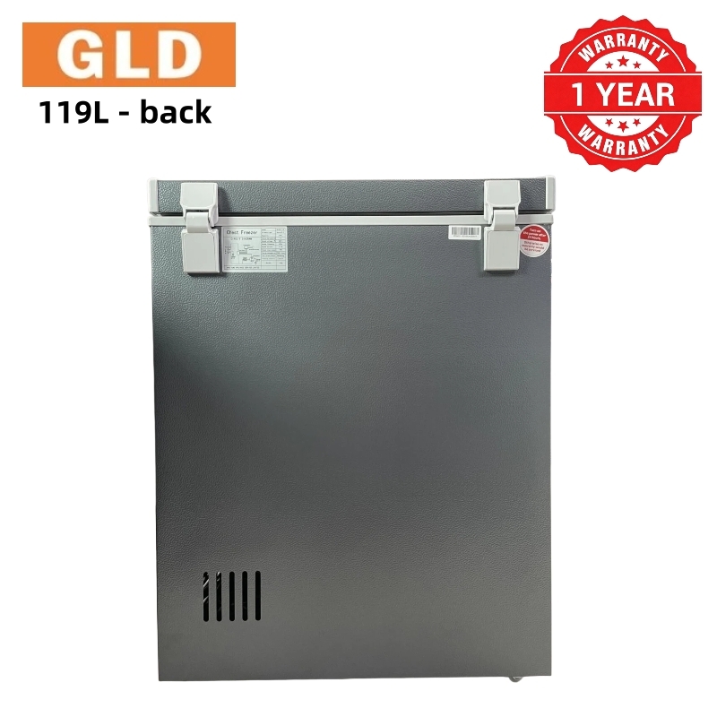 GLD 119L Smart Chest Freezer | Built-In Voltage Stabilizer & Power Delay Protection | Touch Temperature Control | No Extra Fridge Guard Needed | Fast Cooling