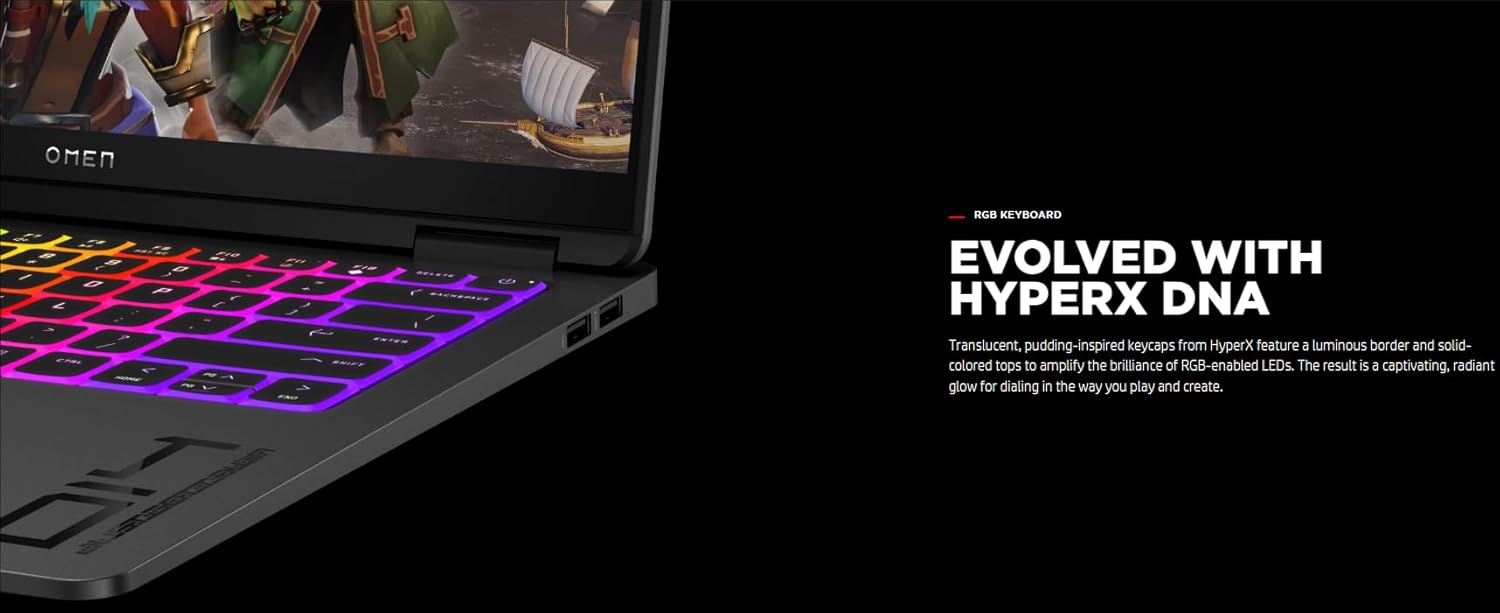 HP Omen Transcend 14 Intel Core Ultra 7 32GB RAM 1TB SSD RTX 5060 8GB - Windows 11 Pro - Techsavvy Solutions