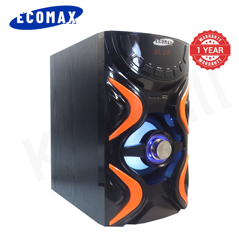 ECOMAX 3.1CH Bluetooth LM-1108 Woofer Home Theater System Speaker Systems Subwoofer USB/SD/FM Home Audio System with Remote Control 20000W