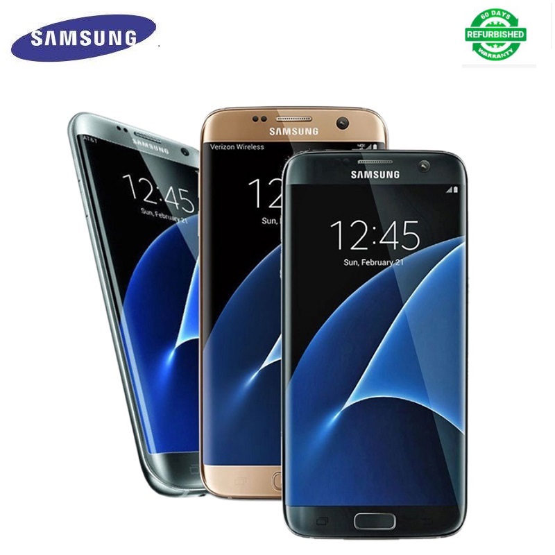 Refurbished phone Samsung Galaxy S7 edge dual sim Unlocked 4G+32GB/64GB WIFI Good Camera 12MP Smartphone
