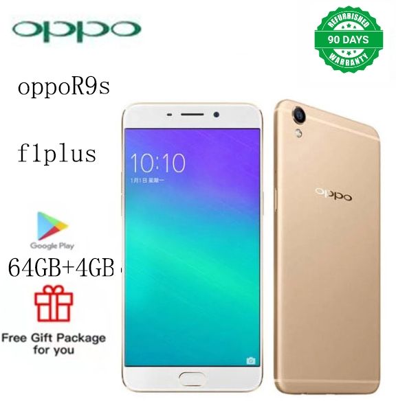 Refurbished OPPO R9s F1 Plus | 4GB+64GB Dual SIM Unlocked Phone, 16MP+8MP Camera, 3010mAh Battery Smart Phones