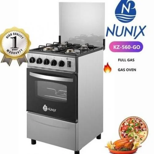 Nunix Free Standing 4 Gas Burner Cooker With Oven in Kenya – Patabay Kenya