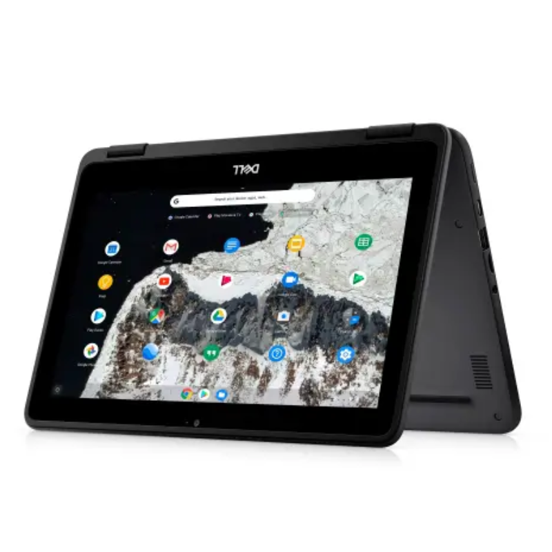 Dell Latitude Chromebook 3100 Touchscreen 2-IN-1 Laptop Intel Celeron 4GB LPDDR4 RAM, 32GB eMMC, UHD Graphics 600. 11.6" HD Screen X360 With Installed Chromebook OS | Refurbished Laptop