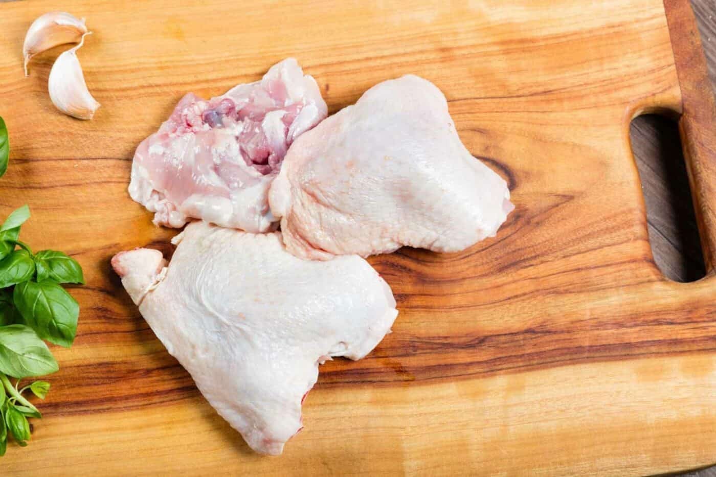 Farmer Max Pasture Raised Chicken Thighs Bone In (Frozen)