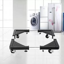 Multifunctional Adjustable Movable Base Dolly for Washing Machine & Refrigerator - Model 58006 Heavy-Duty Stand Cart with Universal Wheels for Fridge, Dryer & Home Appliances
