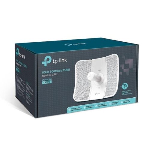 TPLink 5GHz 300Mbps 23dBi Outdoor CPE - TP-LINK CPE610 - Techsavvy Solutions