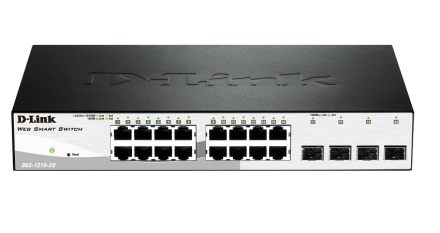D-Link 16-Port Gigabit Smart Managed Switch + 4 Ports - Dukatech