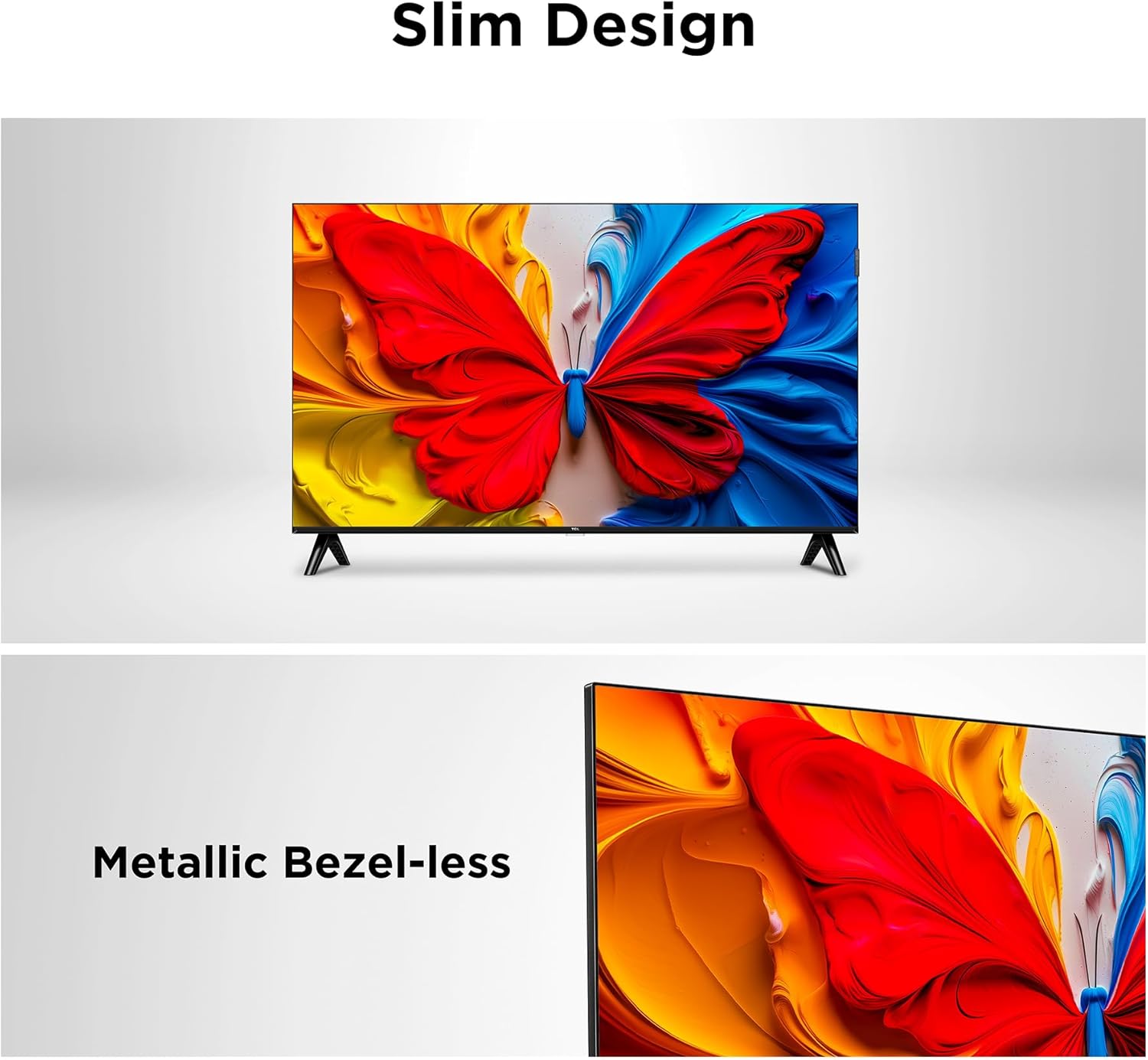 TCL 50" Inch QLED TV, Google Smart Android TV, Wi-Fi, Bluetooth, Netflix, YouTube, Prime Video, Dolby Audio, Digital Decoder + FREE TV GUARD &SWIVEL 360 BRACKET