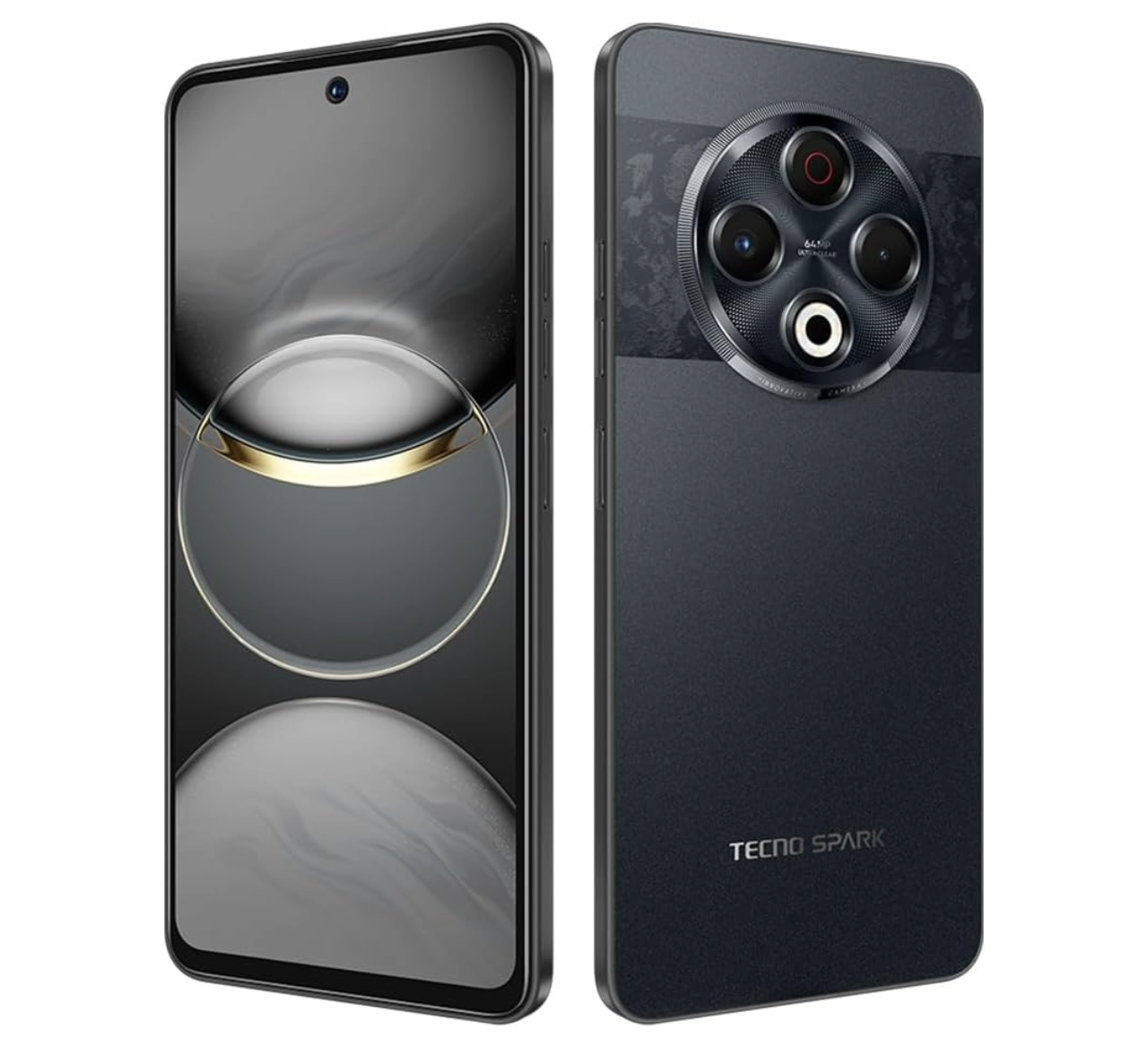 Tecno Spark 30 4G, 128GB 8GB RAM, Camera 64MP, Battery 5000mAh, Color Stellar Shadow, Smartphone