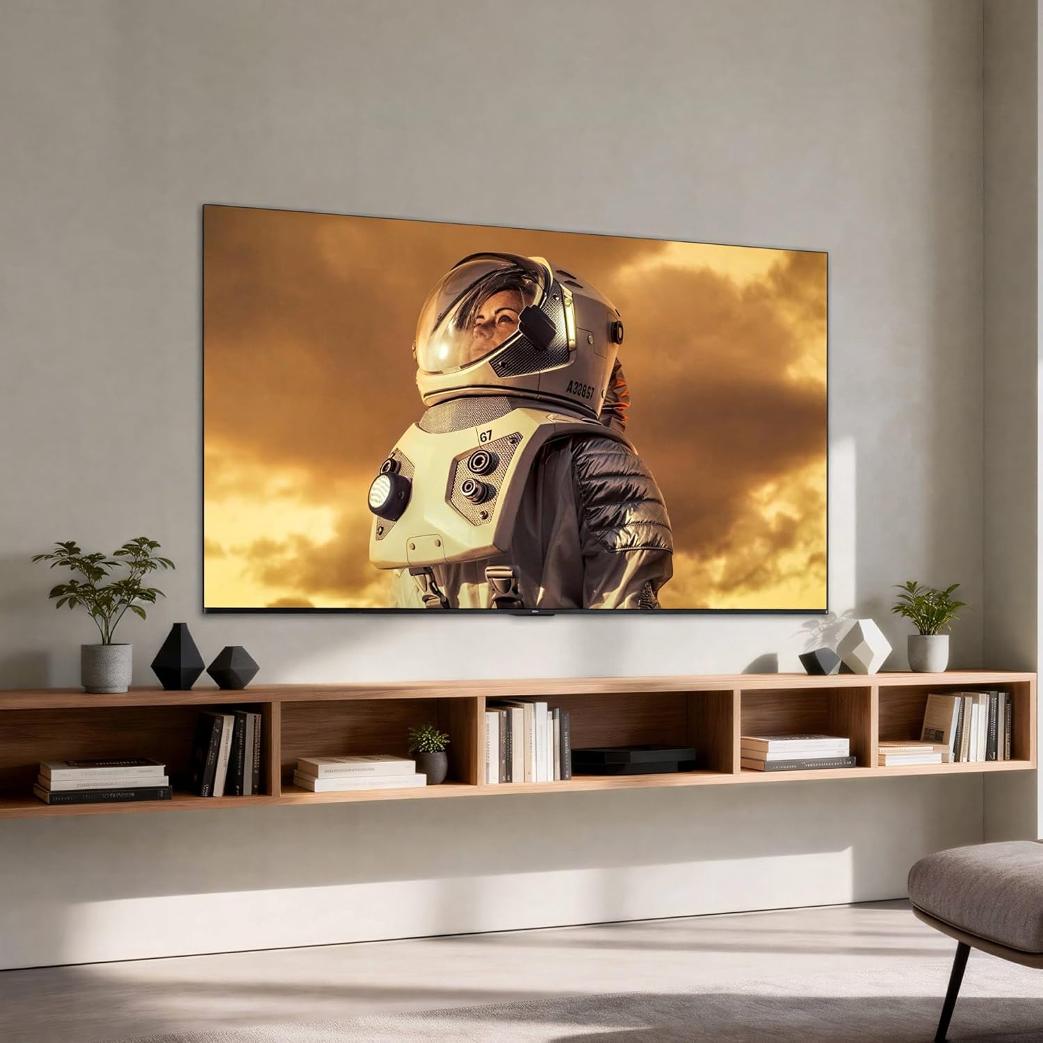 TCL 55V6D 2026 Model 55" Inch 4K UHD Smart Google TV  LED Display, Dolby Audio, WiFi, Bluetooth, Netflix, YouTube, Voice Control,1 Year Warranty