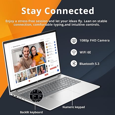 HP ProBook 460 G11 Business Laptop | Intel Core Ultra 5 125U | 8GB DDR5 RAM | 512GB SSD | 16-inch WUXGA Display | Numeric Keypad | Silver | Price in Kenya - Techsavvy Solutions