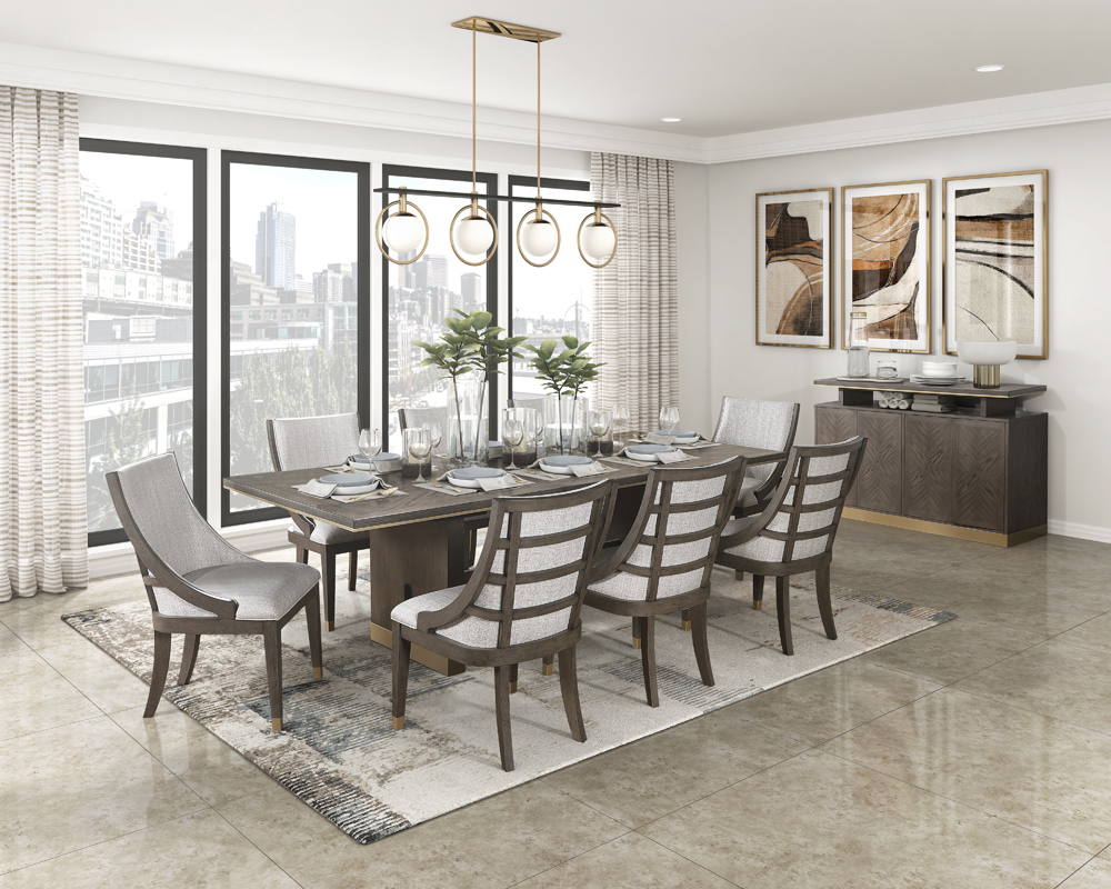 Hudson Luxe 8 Seater Dining Set