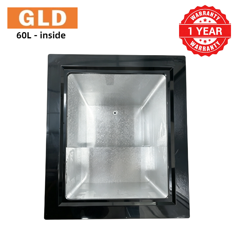 GLD 60L Chest Freezer Fast Cooling Energy Saving Food-grade Aluminum Liner Compact Space-saving Less Frost  Fresh Keeping for Home and Small Business Refrigerator