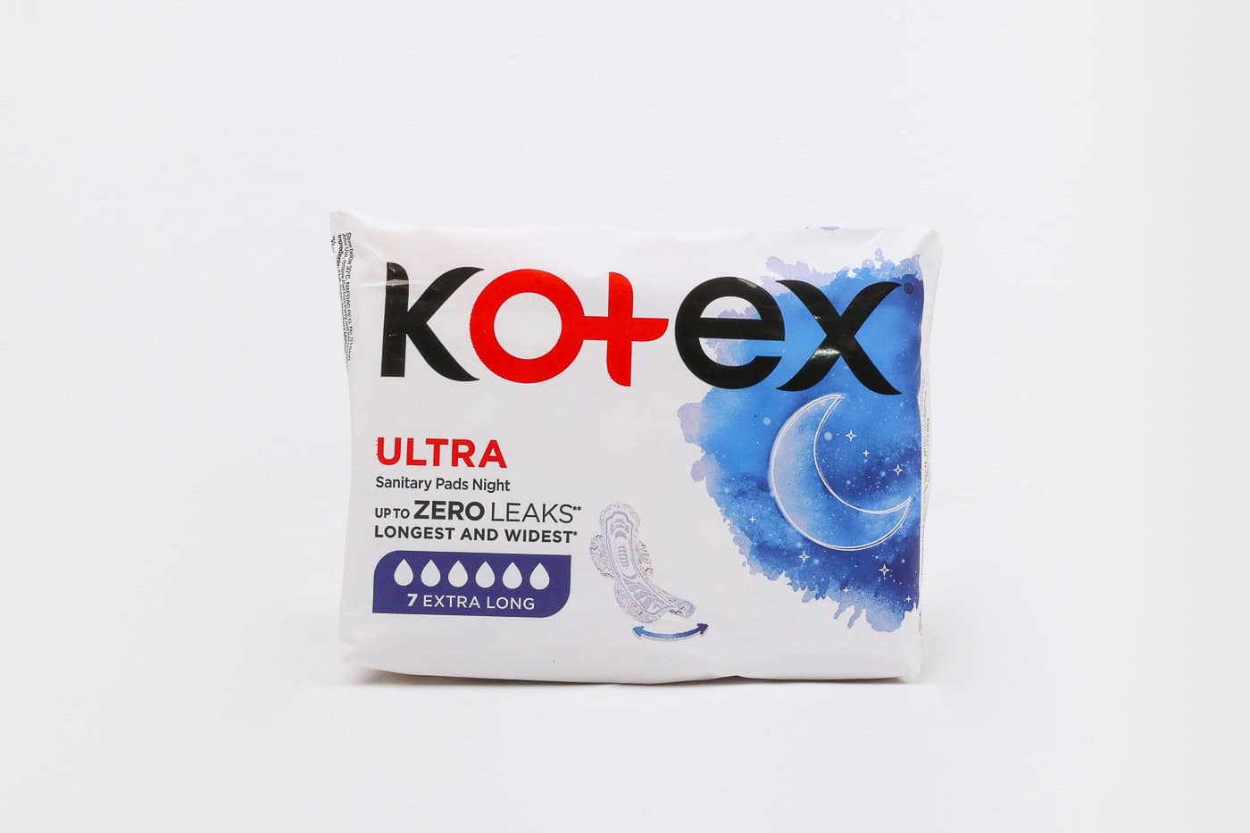 Kotex Ultrathin Night Sanitary Pads – 7 Pieces