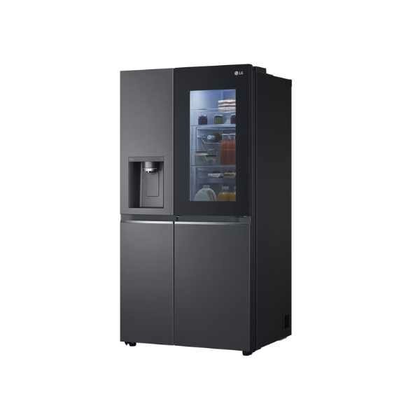 LG GC-X257CQES 635L InstaView Fridge, UVnano, Matte Black, Inverter Linear Compr