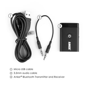 Soundsync 2-in1 Bluetooth Receiver and Transmitter - Black