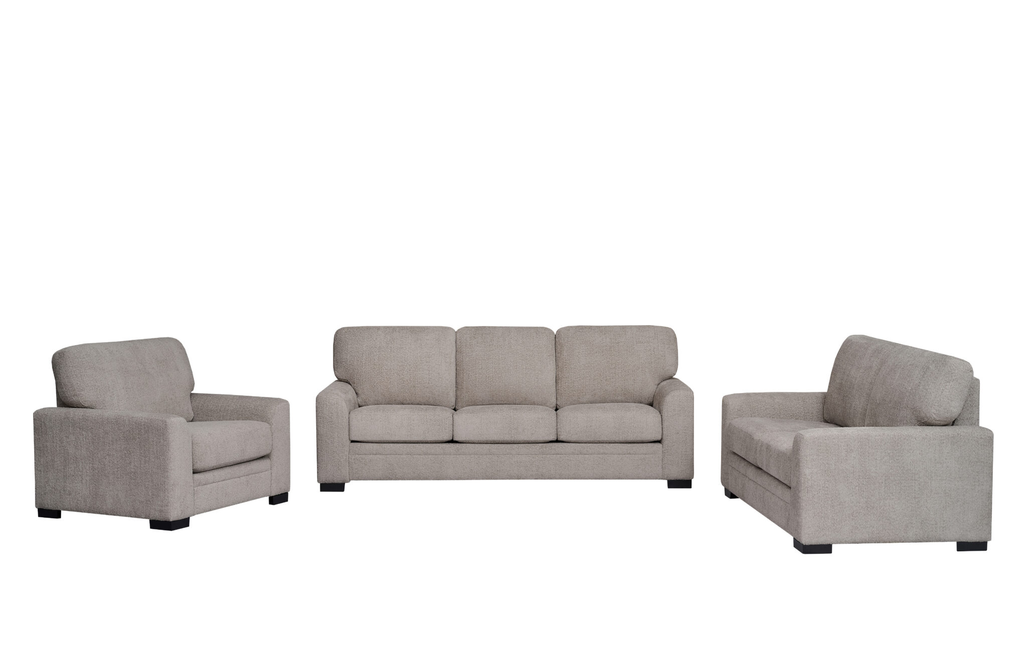 Marlon 6 Seater Sofa Set – Grey