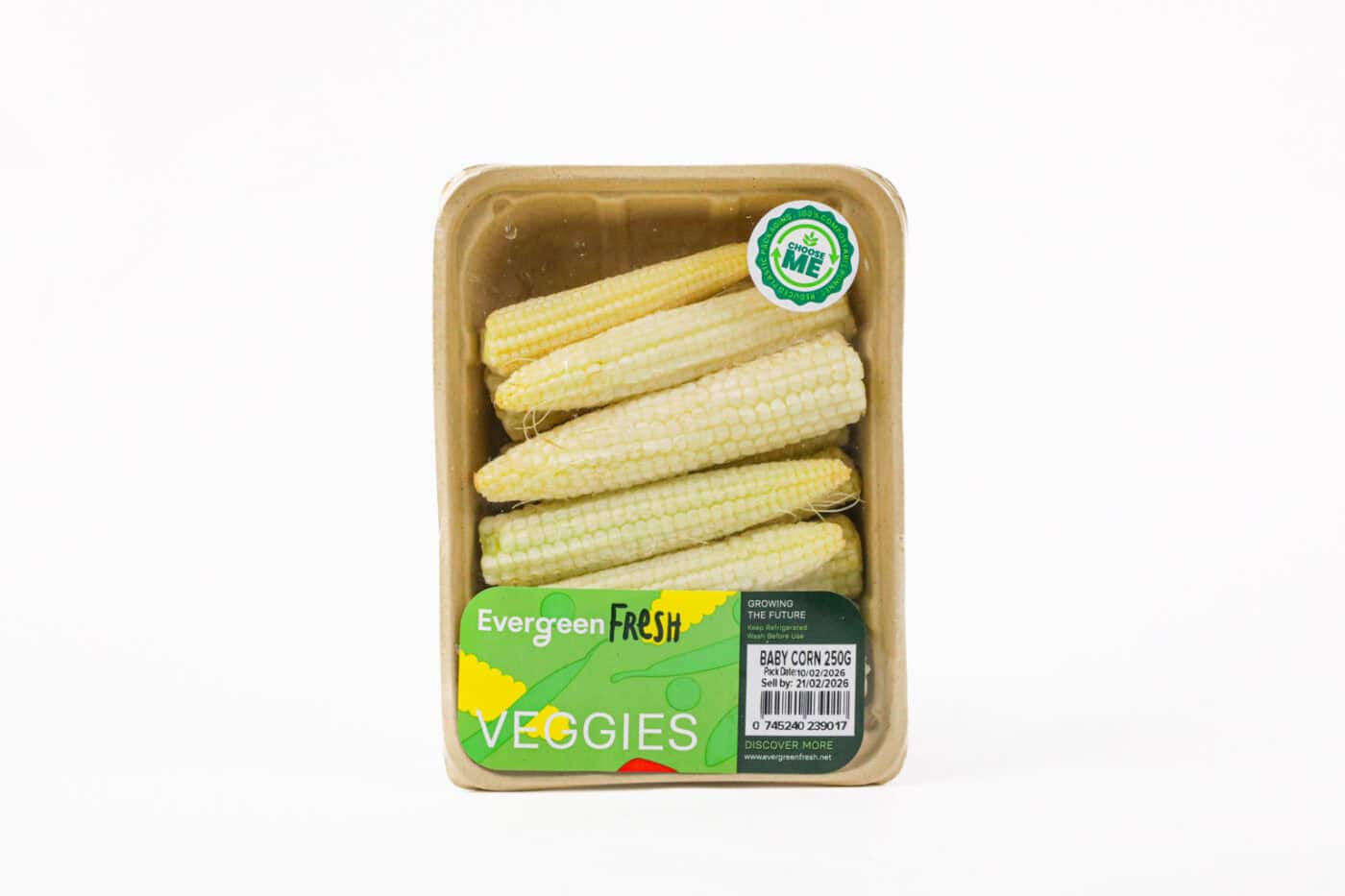 Evergreen Fresh Baby Corn – 250g