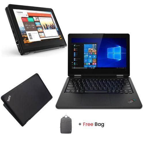 !!!🔥💥 (GET FREE LAPTOP BAG + FREE MOUSE) Lenovo Refurbished ThinkPad Yoga 11e X360 Intel Celeron 4GB RAM 128GB SSD 11.6" Webcam Bluetooth, HDMI WIFI With Windows 11 PRO Activated, Office 2021 Pro.